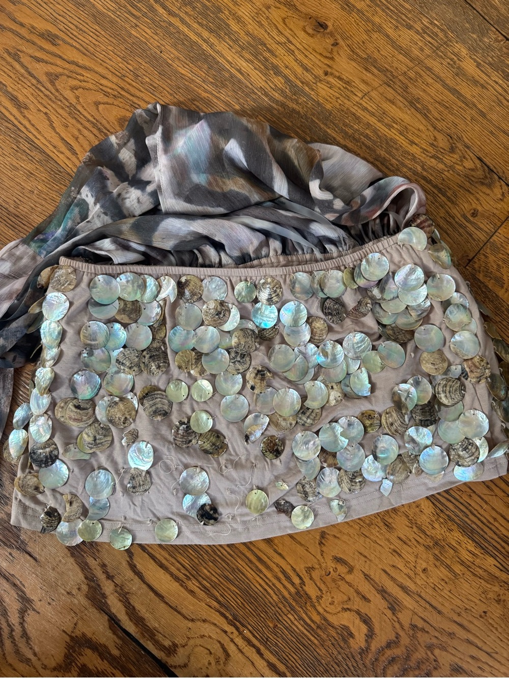 Jaded London Syrienna Backless Halter Dress with Shells - Picture 5 of 6
